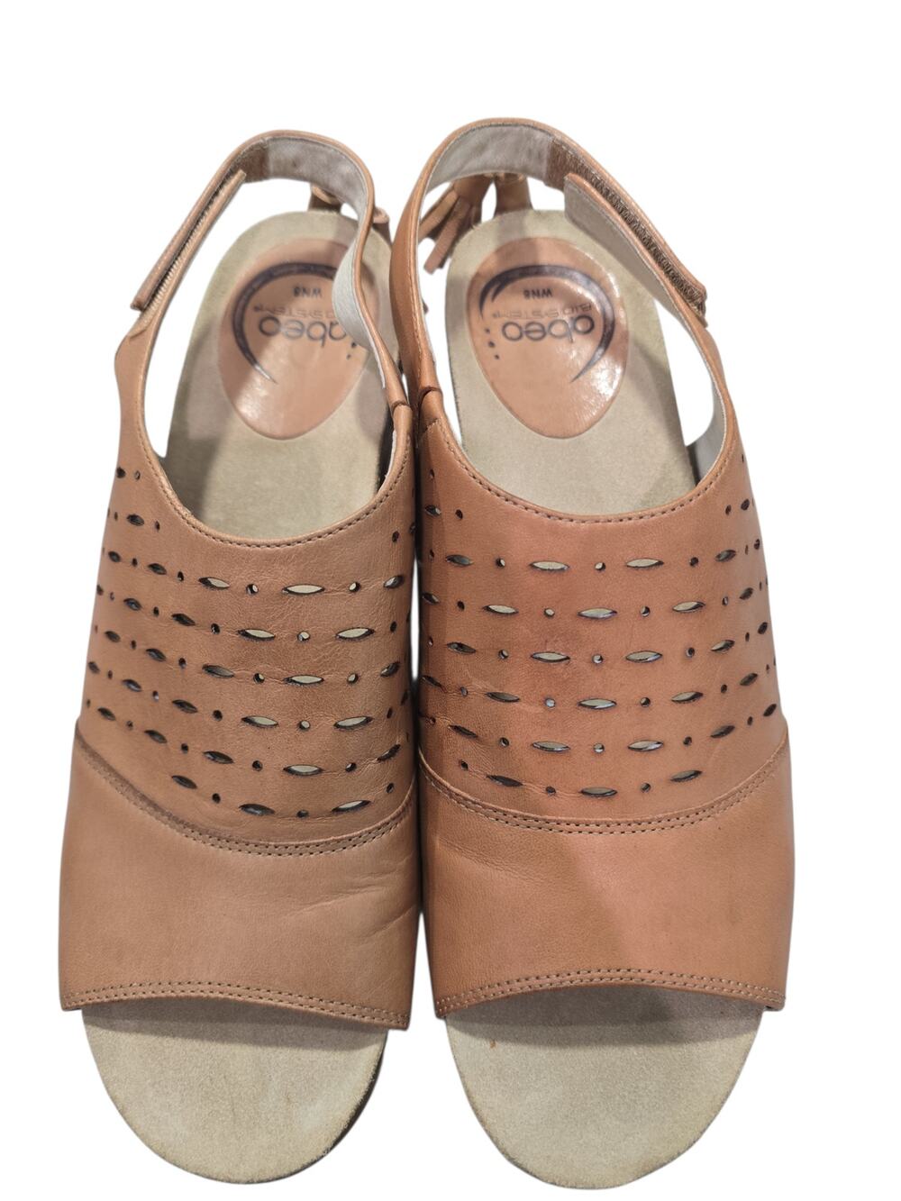 ABEO BIOsystem Berrie Leather Comfort Slingback Heel